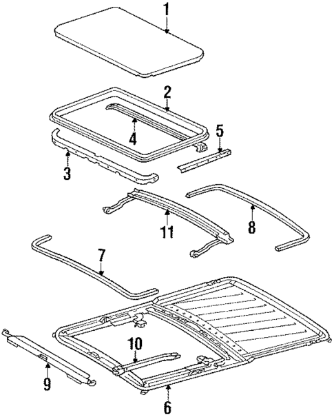 Sunroof for 1989 Mercedes-Benz 300CE #0