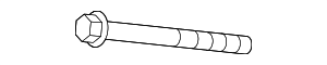 C2D8255 - Suspension: Suspension Control Arm Bolt for Jaguar Image