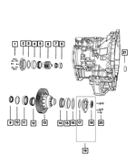 4800528AA - 62TE; 6-Speed; Automatic Transaxle: Shim for Mopar Image