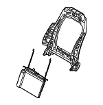 88420JI030 - Body: Seat Back Frame for Hyundai Image