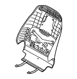 88390JI050OWN - Body: Seat Back Panel for Hyundai Image