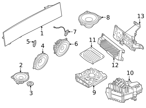 Sound System for 2025 BMW X3 #0