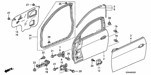 Door Panels for 2007 Honda Accord #0