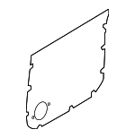 82861EZ00C - Body: Water Shield for Nissan: TITAN, TITAN XD Image