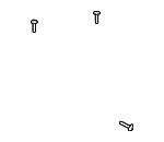 9010906293 - Electrical: Headlamp Assembly Bolt for Lexus: GS350, GS450h, GS460, IS F, LS430, LS460, LS600h, NX250, NX350, NX350h, NX450h+, RX330, RX350, RX400h, SC430 Image