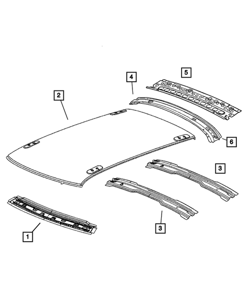 Roof Panels for 2006 Chrysler 300 #0