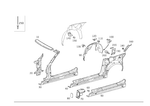 1706500301 - Side Panels: Roof Frame for Mercedes-Benz: SLK230, SLK320 Image