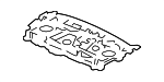 66500S5W300ZZ - : 2001-2005 Honda Civic - Shelf Rear Parcel for Honda: Civic Image