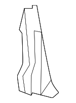 66521S5W000ZZ - Body: Gusset for Honda: Civic Image