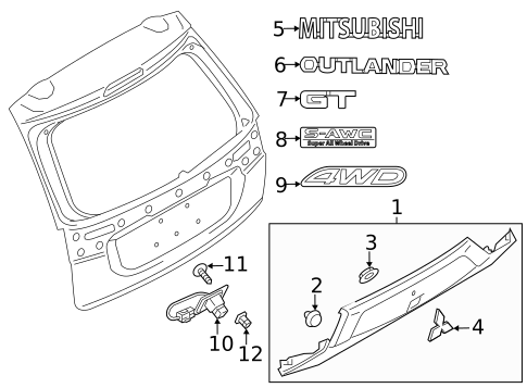 Parking Aid for 2018 Mitsubishi Outlander #0
