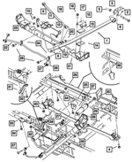 4743001AA - : Spring Shackle Plate, Inboard for Chrysler: Town &amp; Country, Voyager | Dodge: Caravan, Grand Caravan Image