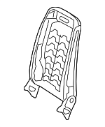 9104534 - Body: Seat Back Frame for Mercedes-Benz Image