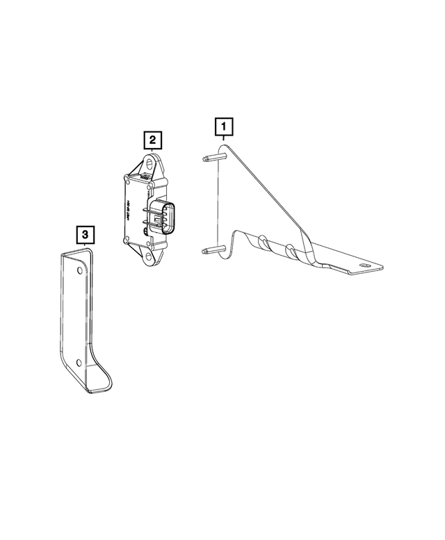 68159797AB - Electrical: Fuel Control Module Heat Shield for Mopar Image