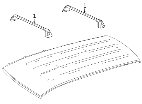 Luggage Carrier for 2020 Mercedes-Benz GLC 43 AMG&reg; #0