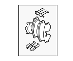 583021FA50 - Brakes: Rear Pads for Kia Image