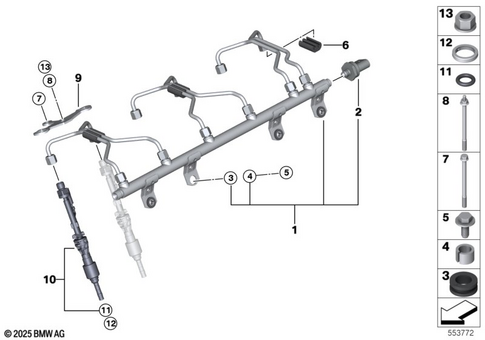Fuel Injection System for 2014 BMW 335i #1