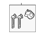 6905606170 - Body: Cylinder &amp; Keys for Toyota Image image