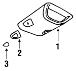 12335418 - Body: Overhead Console for Buick: Skylark | Oldsmobile: Achieva | Pontiac: Grand Am Image