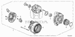 31105RAAA01 - Engine: HOLDER ASSY., BRUSH for Honda Image