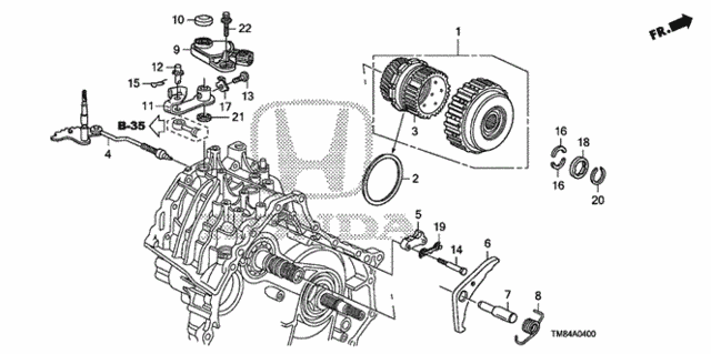 AT Starting Clutch for 2010 Honda Insight #0