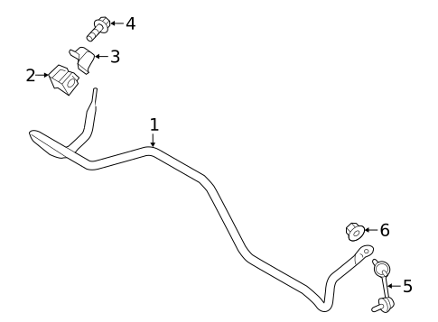 Stabilizer Bar & Components for 2025 Mitsubishi Eclipse Cross #1