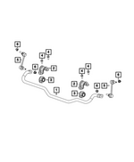 68590769AA - Front Suspension: Front Stabilizer Bar for Mopar Image