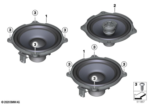 Loudspeaker for 2021 BMW-Motorrad R 18 Transcontinental #1