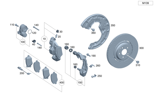 2064235400 - : Brake Disc, Vented for Mercedes-Benz Image