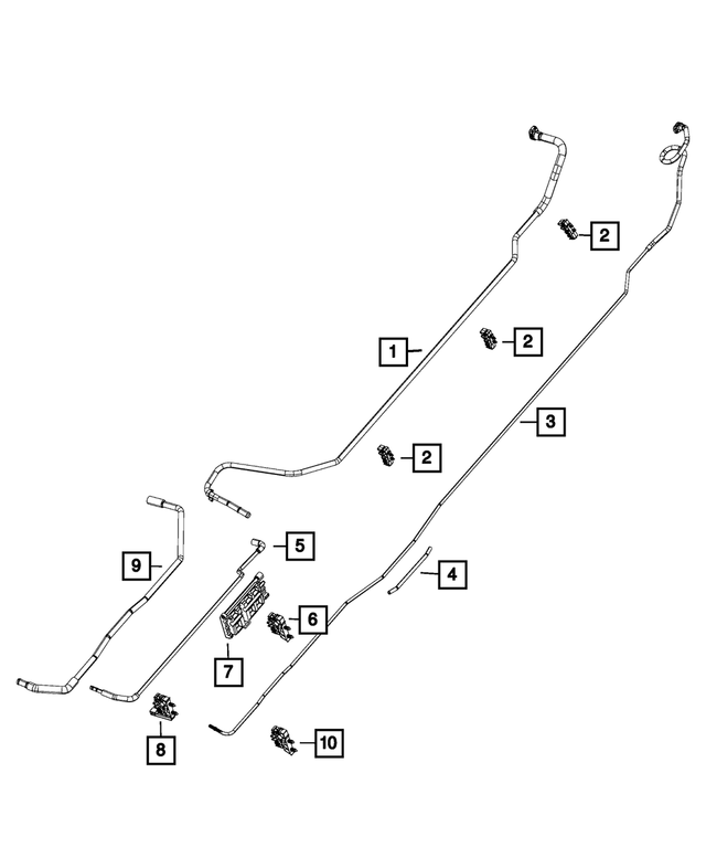 68166753AC - Fuel: Fuel Vapor Tube for Mopar Image image