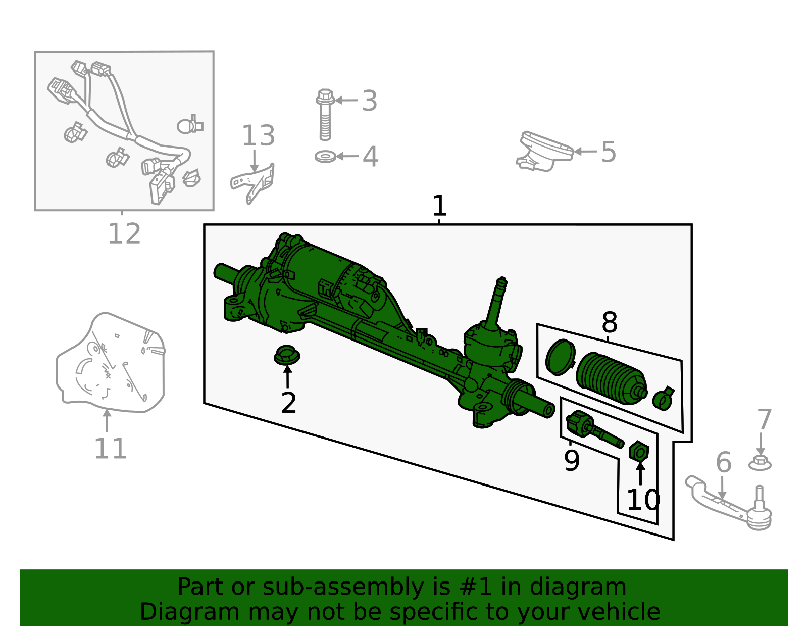 2022-2025 Acura MDX Rack And Pinion Assembly 53620-TYA-A23 | OEM