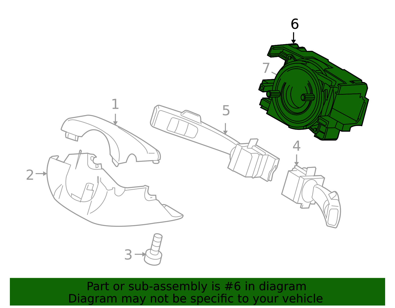 2009-2014 Volvo Switch Housing 31376705 | OEM Parts Online