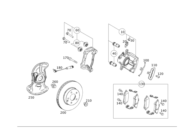 993760764 - : Retaining Spring for Mercedes-Benz: E550 Image