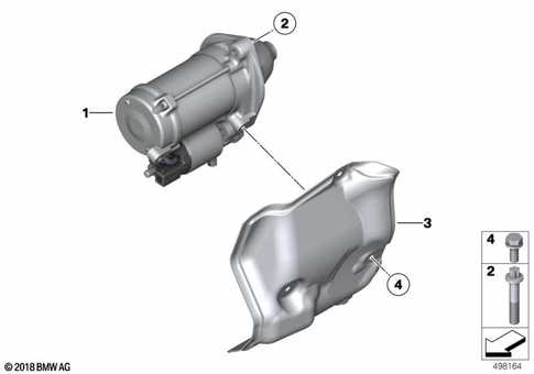 Starter for 2010 BMW 760Li #0