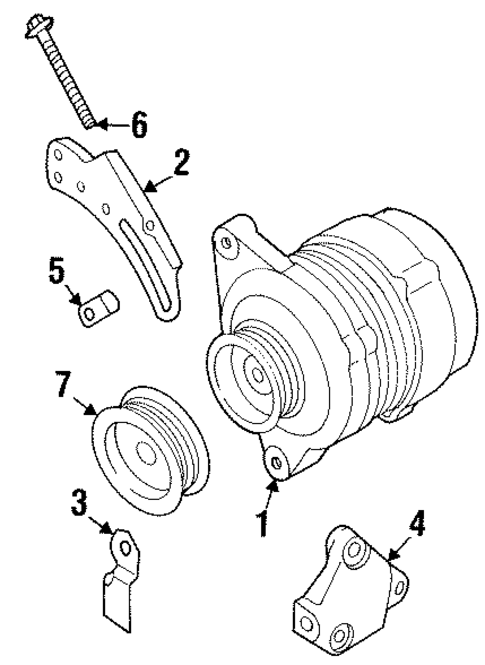 Alternator for 2001 INFINITI G20 #1