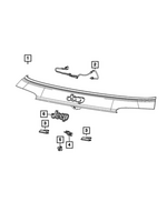 68462310AB - Electrical: License Lamp Wiring for Jeep: Compass Image