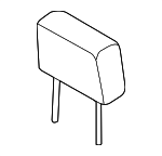 86400ZV01A - Body: Headrest for Nissan: TITAN Image