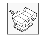 87300ZT21A - Body: Cushion Assembly for Nissan: TITAN Image