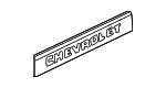 15569393 - Body: Tail Gate Logo for Chevrolet: C1500, C2500, C3500, K1500 Pickup, K2500 Pickup, K3500 Pickup | GMC: C1500 Pickup, C2500 Pickup, C3500 Pickup, K1500 Pickup, K2500 Pickup, K3500 Pickup Image
