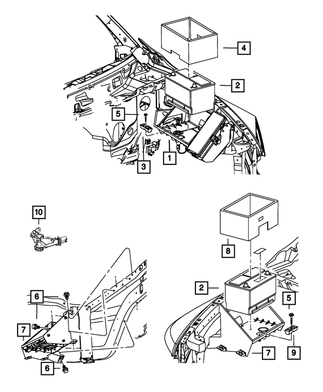BA94R765AB - Electrical: Storage Battery, Canada for Mopar Image