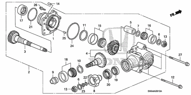 AT Transfer (4WD) for 2007 Honda CR-V #0