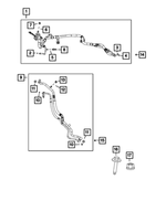 68237075AA - Air Conditioners and Heaters: A/c Line Valve Core for Mopar Image