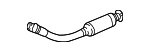 25317335 - Exhaust: Converter &amp; Pipe for Chevrolet: Cavalier, Malibu | Pontiac: Grand Am, Sunfire Image
