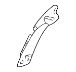 10422007 - Body: Rear Pillar Trim for Chevrolet: Venture | Oldsmobile: Silhouette | Pontiac: Montana, Trans Sport Image