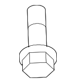 PAF008243 - Body: Striker Screw for Porsche Image