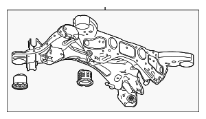 2017-2026 GM Rear Suspension Cradle 84660444 GM | GMPartsDirect.com