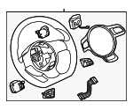 8R0419091AQIXB - Steering: Steering Wheel for Audi Image image
