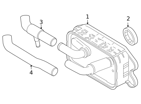 Oil Cooler for 2003 Volvo XC90 #0