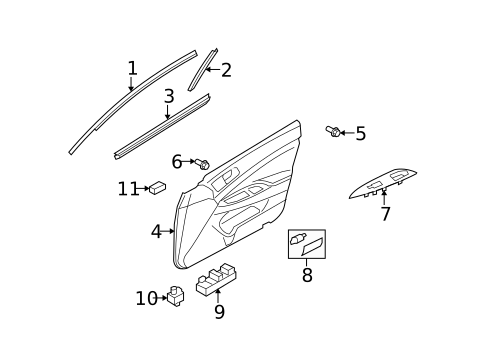 Mirrors for 2008 INFINITI G35 #0