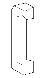 60832SJAA00ZZ - Body: Stiffener for Acura: RL Image