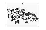 60910SJAA00ZZ - Body: Lower Rail Assembly for Acura: RL Image